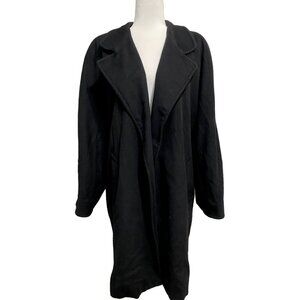 Vintage Searle Blatt Studio 100% Wool Long Overcoat Pea Coat- Women's Size 12